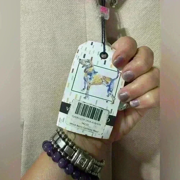 NWT VILAGALLO Jacket in Pale Pink - Picture 4 of 13